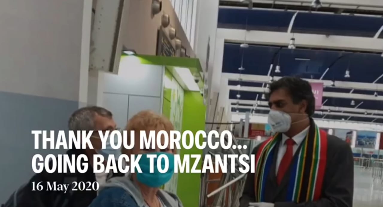 South African citizens express their gratitude to Morocco